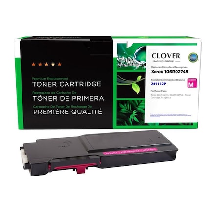 Clover Imaging Group Remanufactured Magenta Toner Cartridge for Xerox 106R02745 201112P
